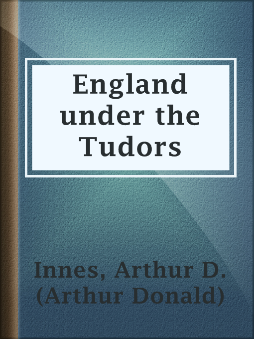 Cover image for England under the Tudors